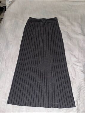 Merona Charcoal Maxi Skirt with Slit
